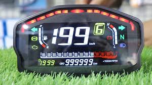 Digital Speedometer M07 – LCD Tab Style – Colorful Display – Water Temperature Fuel Clock Gear RPM