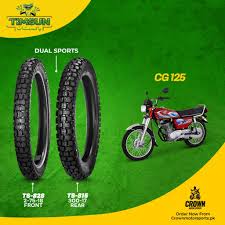 Honda CG 125 Tires Set For Bad Roads / Trail