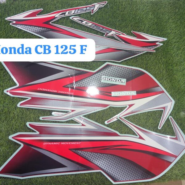 Graphic Honda CB125 F Red Color 2018 Model